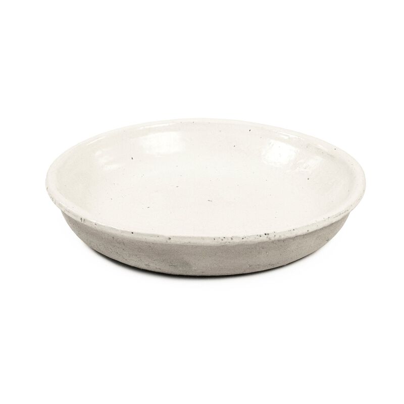 Distressed White Plate image number 0