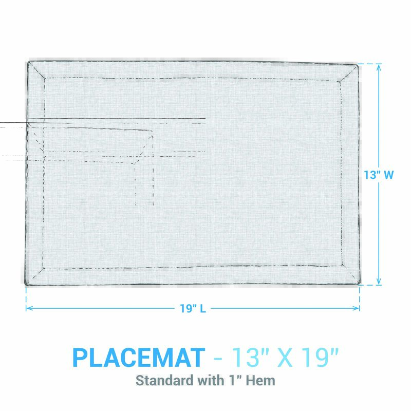 Park Designs Country Plaid Quilted Placemat 15" Dia Set Of 4 image number 3