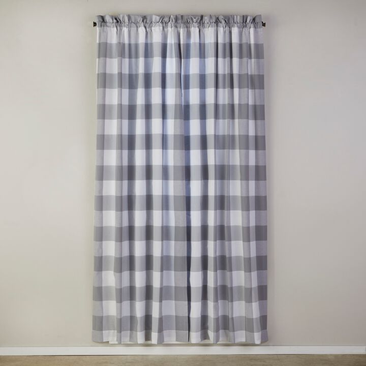 SKL Home By Saturday Knight Ltd Grandin Curtain Panel - 40X63", Gray/White