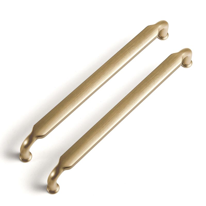 Goo-Ki 6 Pack 6-1/4 Inch (160mm) Hole Center Cabinet Pulls Champagne Bronze Zinc Alloy Kitchen Drawer Pulls Drawer Handles 6.7 I