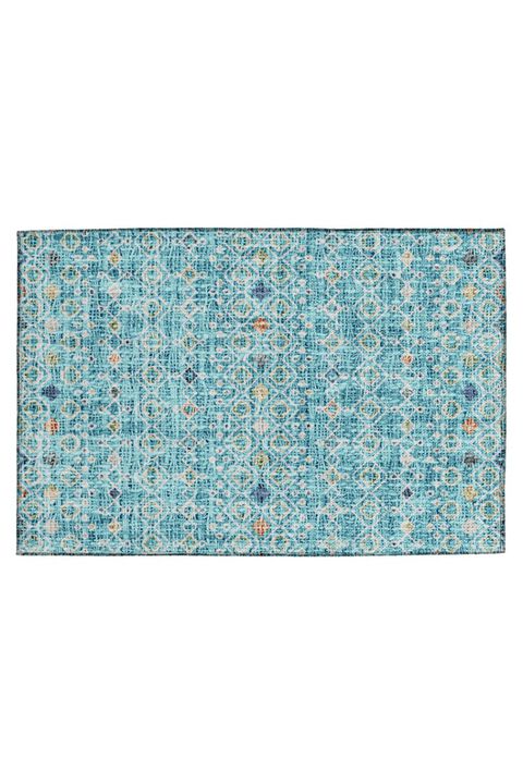 Portico PO4 Teal 30" x 46" Rug