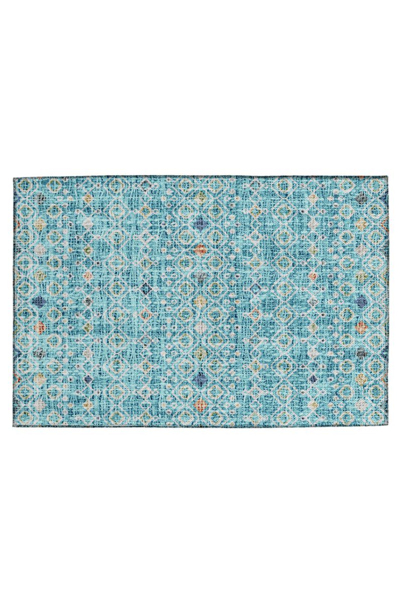 Portico PO4 Teal 30" x 46" Rug image number 0