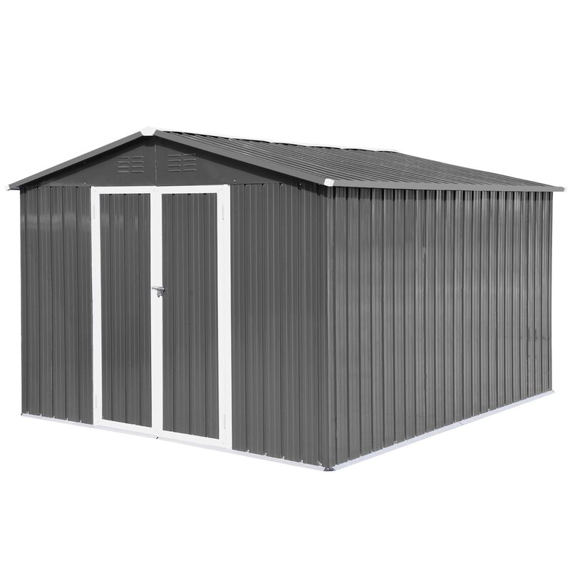 10x12 Ft Metal Outdoor Storage Shed image number 0