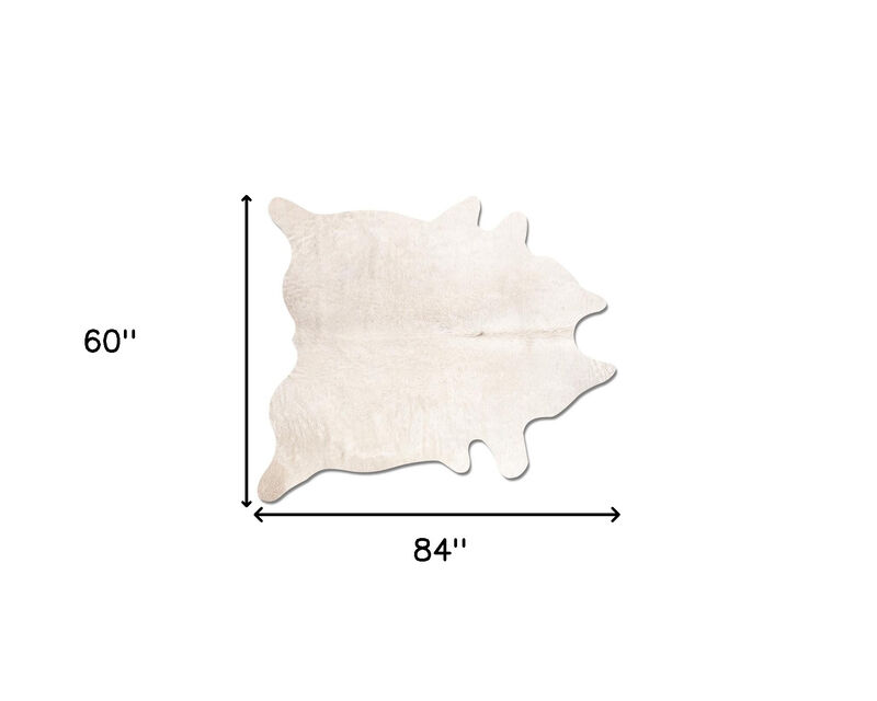 HomeRoots Cowhide Cowhide Print Area Rug image number 3