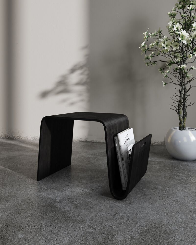 Brookside Black End Table