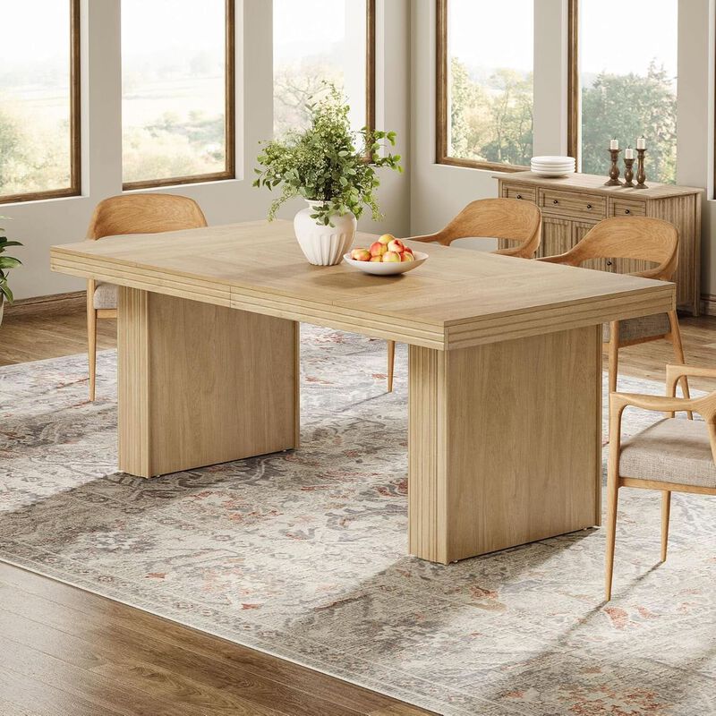 63" Dining Table Seats 6 image number 4