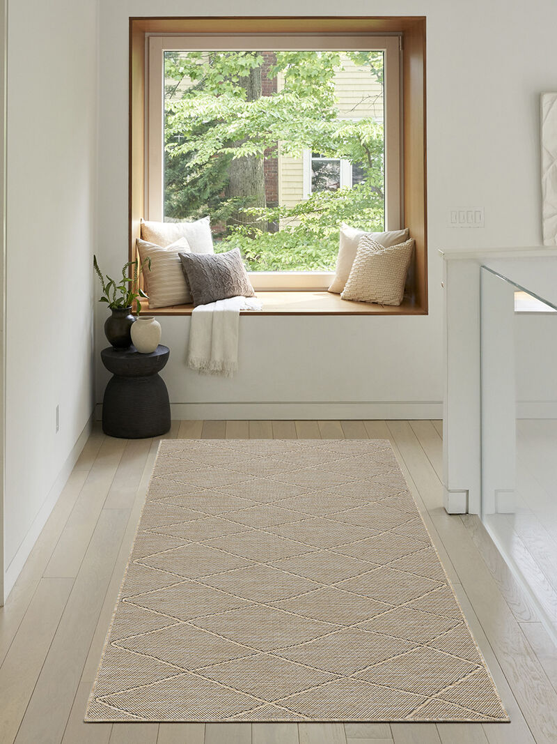 Washable Solutions WSL01 Natural 3' x 5' Rug