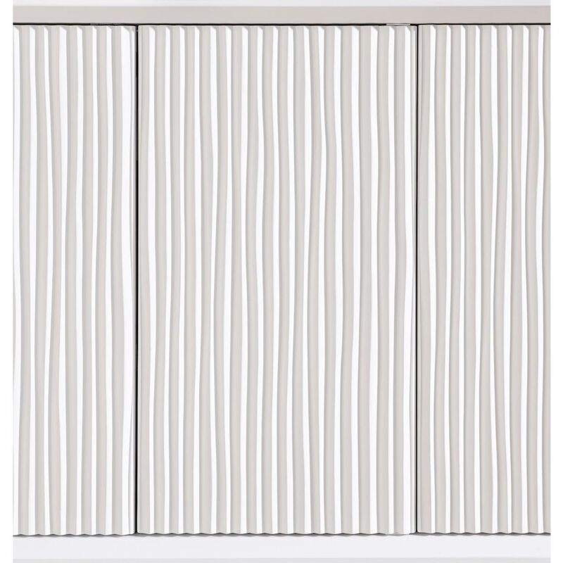 Legacy Classic Melrose Door Nightstand (2 Fluted Doors, 1 Adj Shelf, Power)