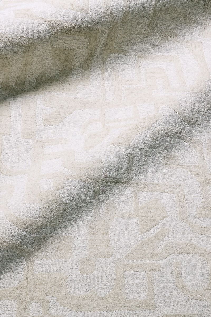 Kafes Amine White Sand 8'6" x 11'6" Rug image number 6