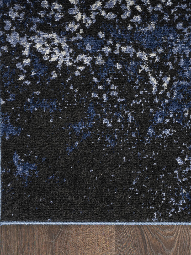 Passion PSN10 Light Blue/Black 6' x 9' Rug