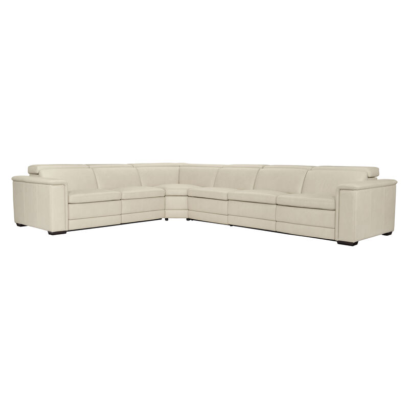 Lioni Leather Power Motion Sectional image number 0