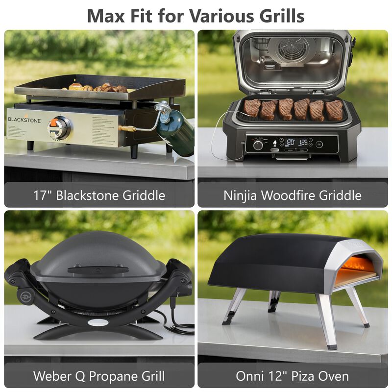 Merax Outdoor Kitchen Island with Foldable Grill Table image number 7