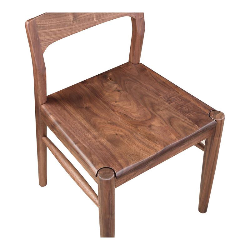 Moe’s Owing Dining Chair Walnut-Set Of Two