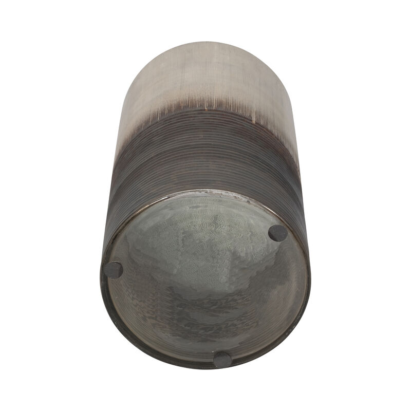 Glass 13" Metallic 2-Tone Vase image number 5