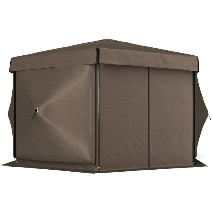 Hivvago Hexagon 12x12 Pop Up Canopy Shelter