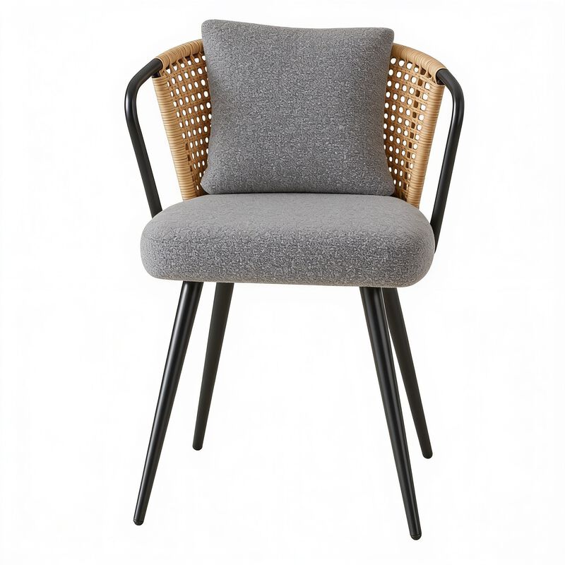 Modern Teddy Upholstered Dining Chair Set of 4 image number 0