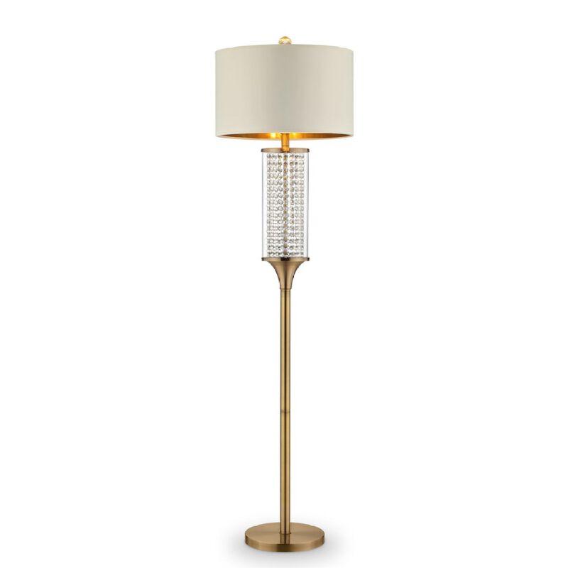 Streamdale 62.25-Inch Pluviam Crystal Floor Lamp