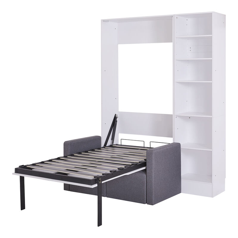 Merax Sleek Murphy Bed Wall Bed with Sofa