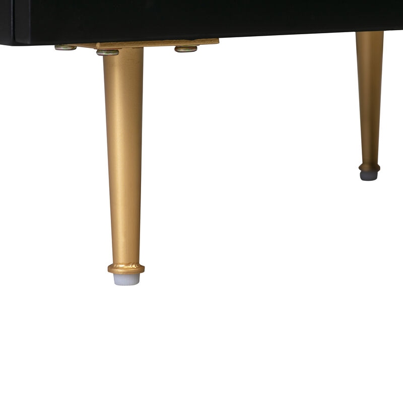 Trident Black 6 Drawer Dresser.