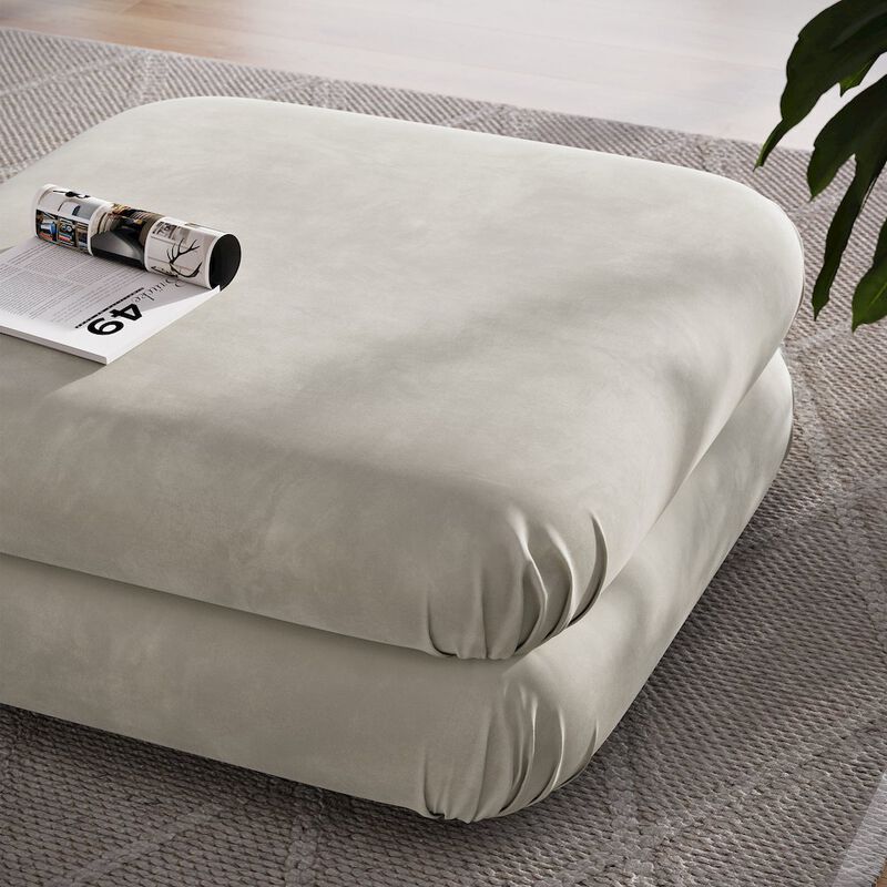 Jubilee Modular Performance Velvet Ottoman image number 8