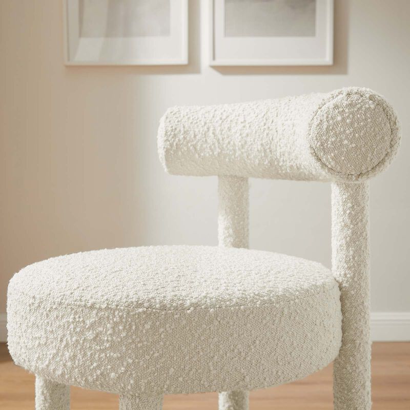 Toulouse Boucle Fabric Counter Stool image number 1