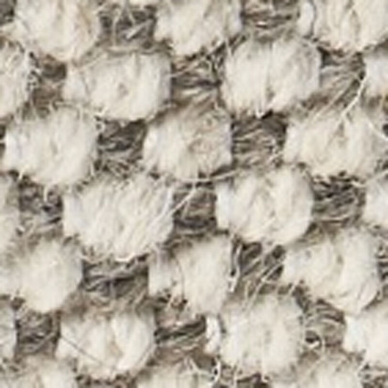 Hivvago 18 Inch Beige Geometric Pouf Ottoman