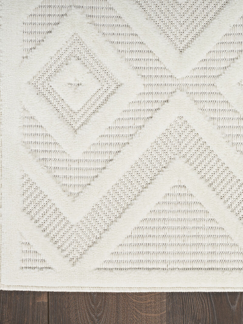 Versatile NRV01 Ivory/White 2' x 6' Rug image number 2