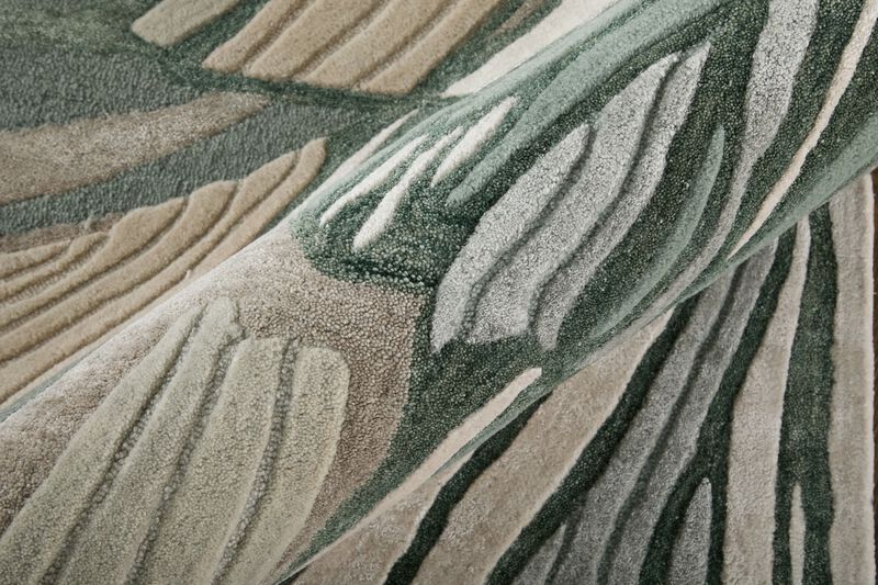 Maridian 8A74F Green/Beige 5' x 8' Rug image number 4
