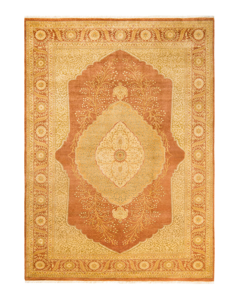 Mogul, One-of-a-Kind Hand-Knotted Area Rug  - Brown, 6' 5" x 8' 10"