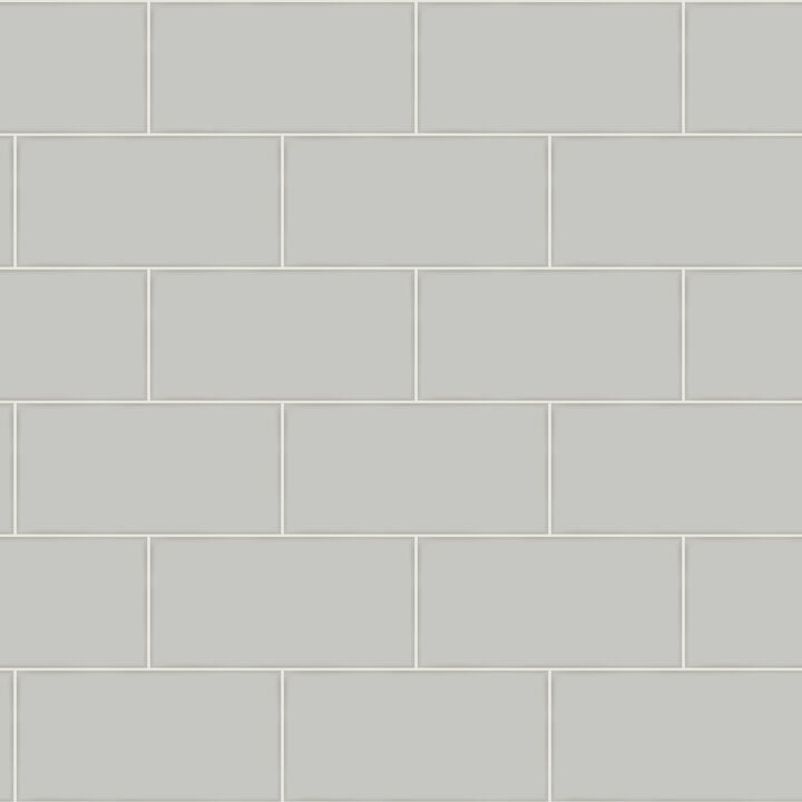 Freedom Grey Subway Tile Wallpaper