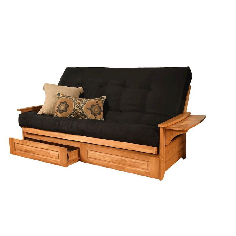 KODIAK Phoenix Frame Queen-Butternut Finish-Mattress-Storage Drawers image number 2