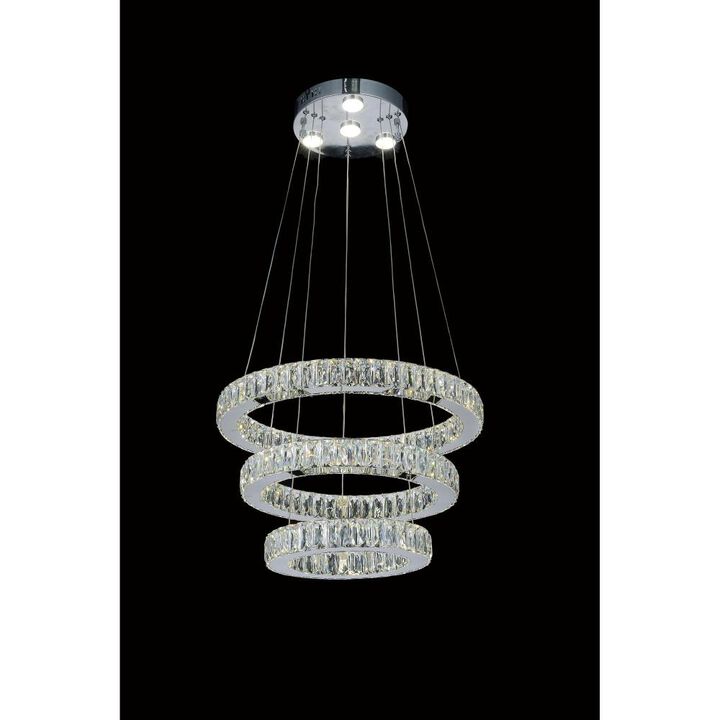 Florence LED Chandelier With Chrome Finish