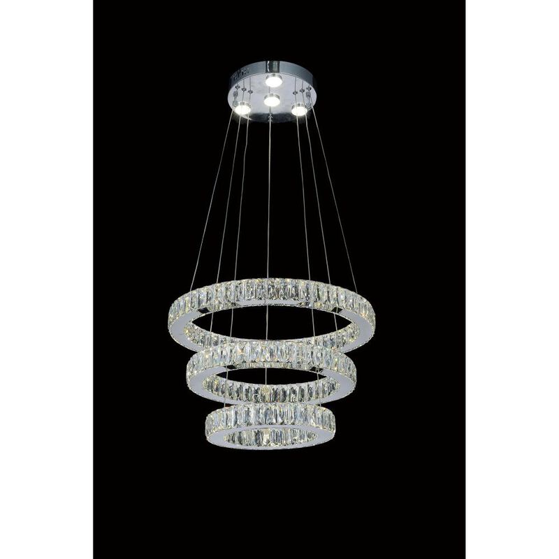 Florence LED Chandelier With Chrome Finish