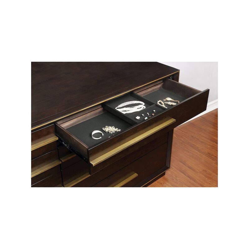 Coaster Co. of America Durango 8-drawer Dresser Smoked Peppercorn image number 2
