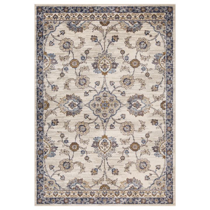 HomeRoots Floral Area Rug