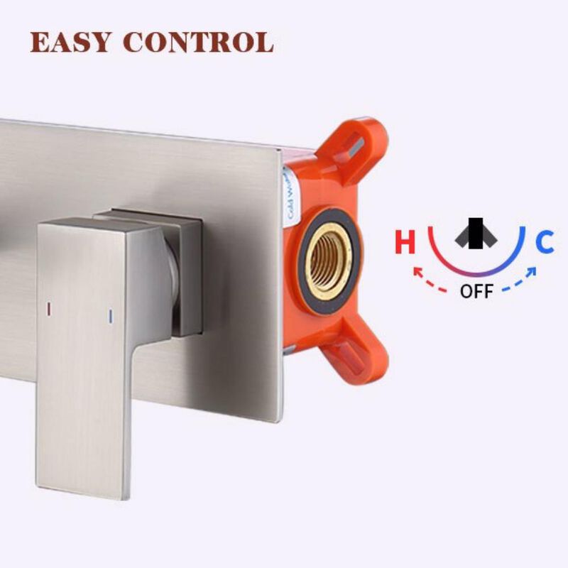 Wall Mount Bathroom Faucet for Sink or Bathtub Stylish & Space-Saving image number 3