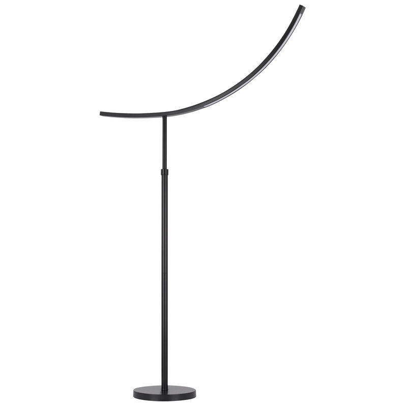 HomeRoots 74" Bronze Adjustable Led Traditional Shaped Floor Lamp image number 2