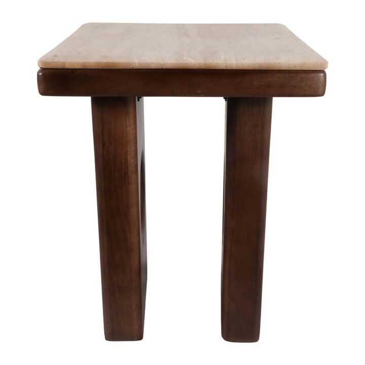 The Rounded Edge Square Accent Table