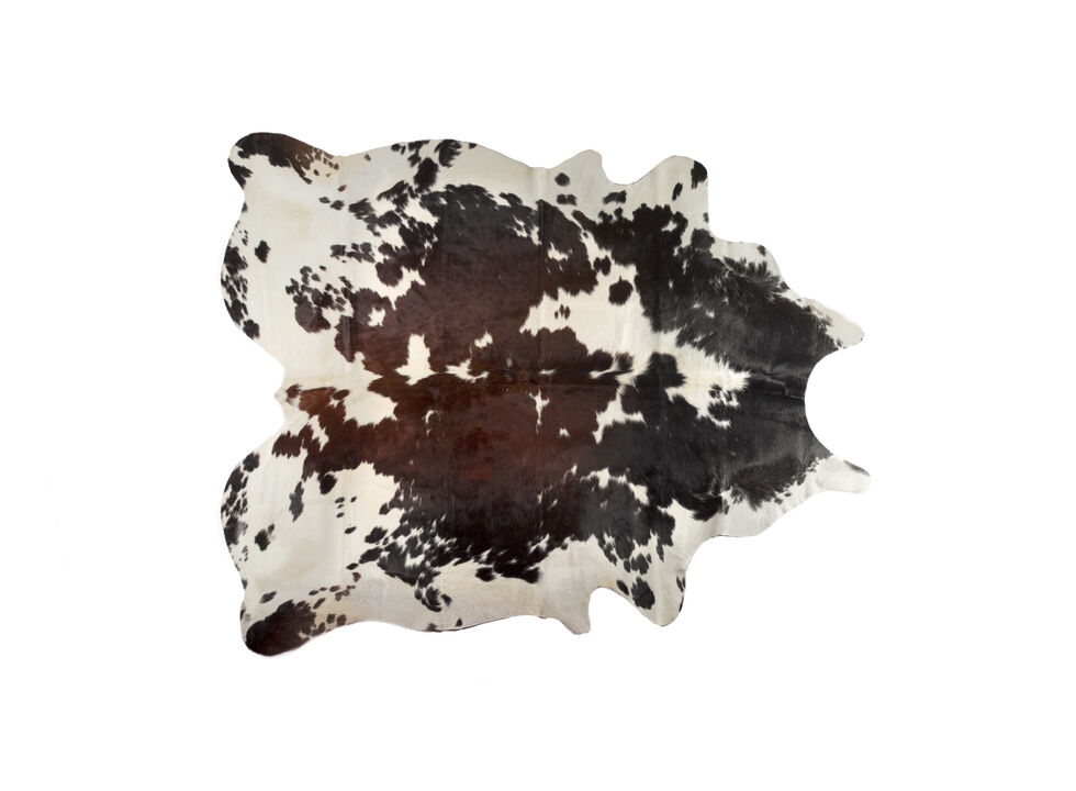 HomeRoots Cowhide Hand Knotted Area Rug