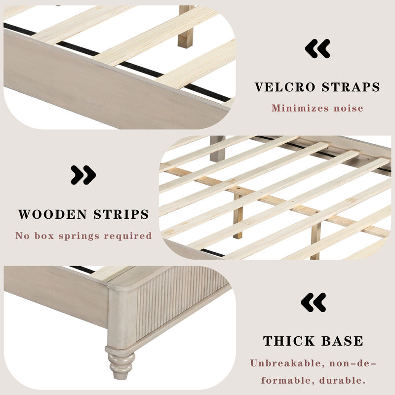 Zafblu King Platform Bed image number 7