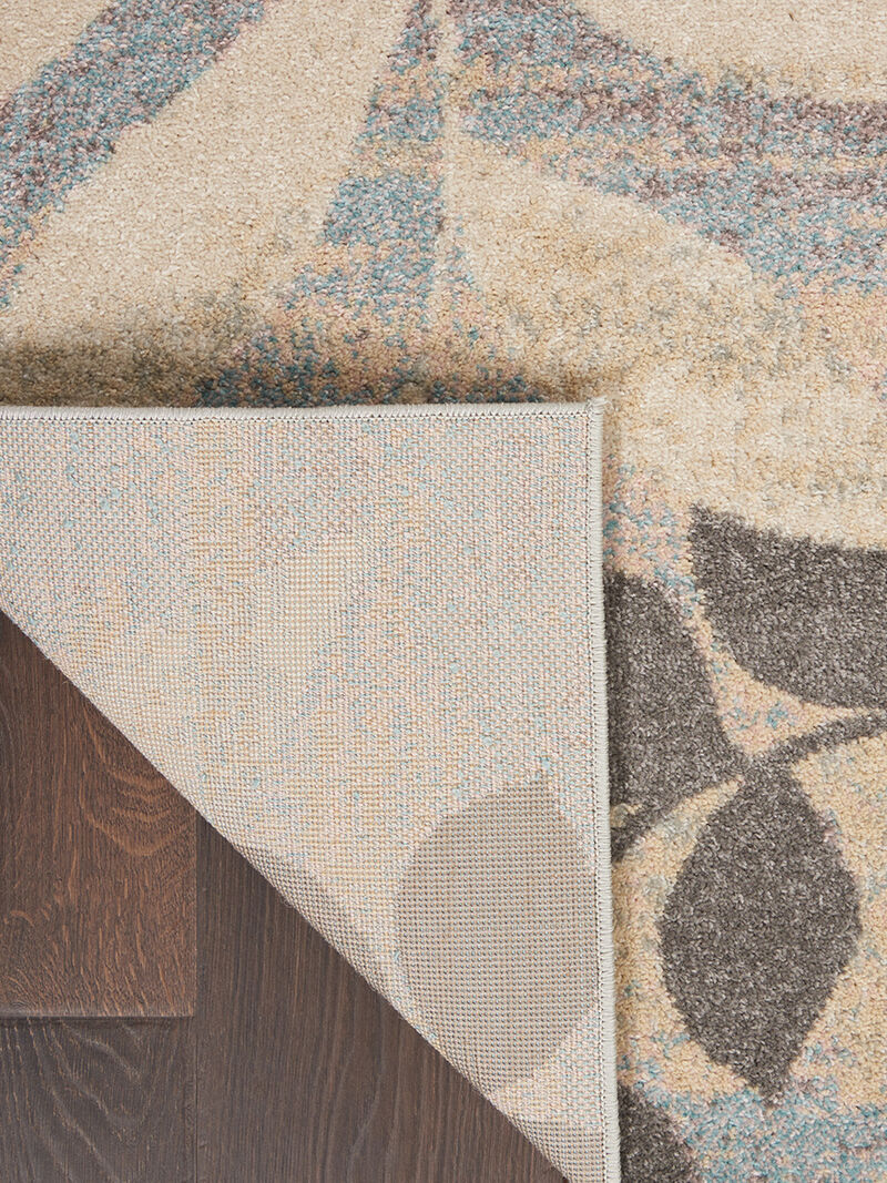 Tranquil TRA01 Ivory/Light Blue 6' x 9' Rug