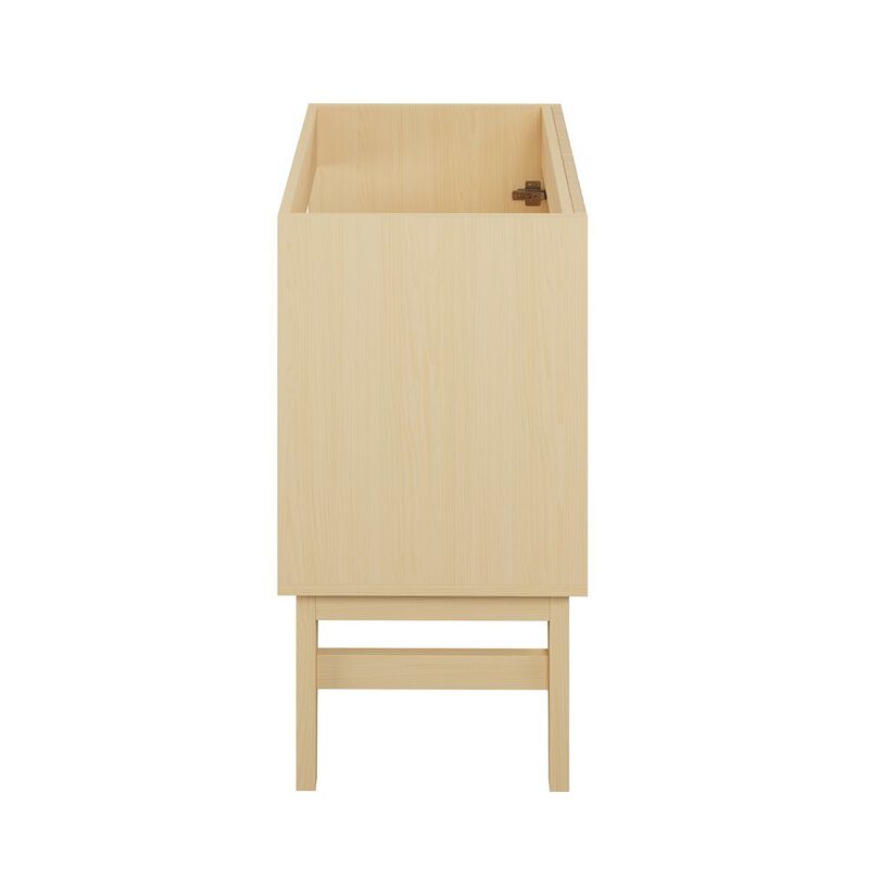Bosse 24" Freestanding Bathroom Vanity Cabinet without Top in Natural Oak image number 4
