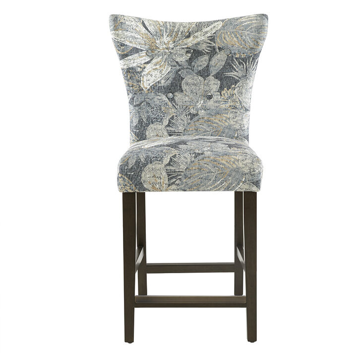 Gracie Mills Alonzo Upholstered Counter Stool