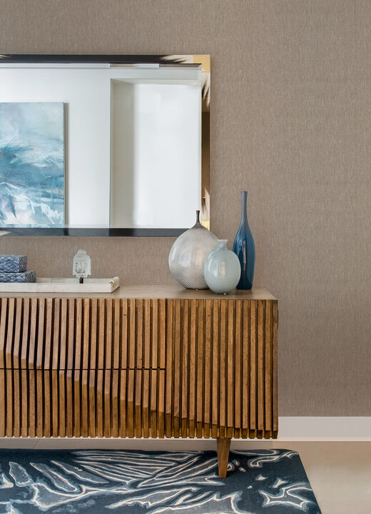 Gaoyou Light Grey Paper Weave Wallpaper (Set of 2)