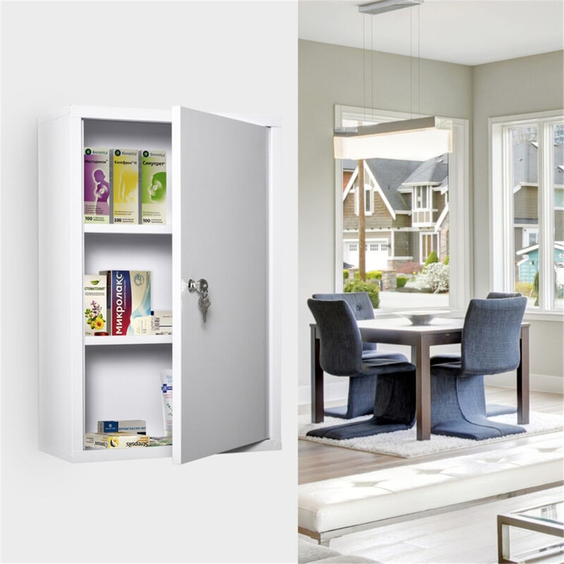Wall Cabinet for Kitchen, Bathroom, or Storage Organization