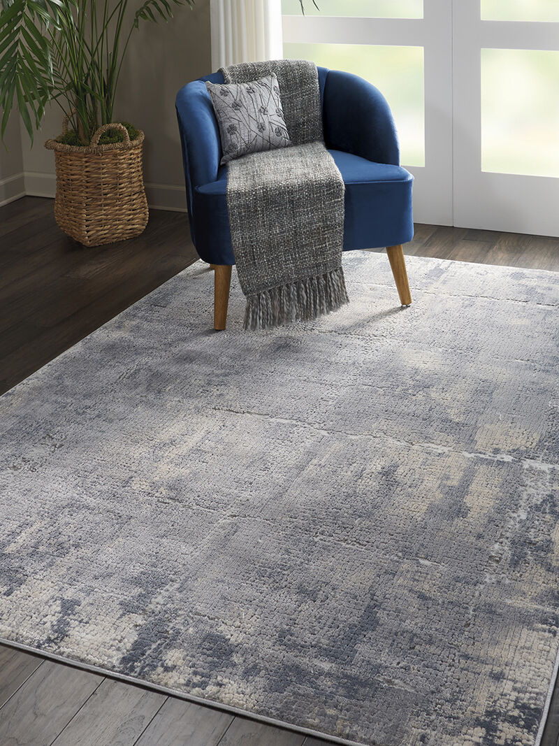 Rustic Textures RUS06 Gray/Beige 3'11" x 5'11" Rug