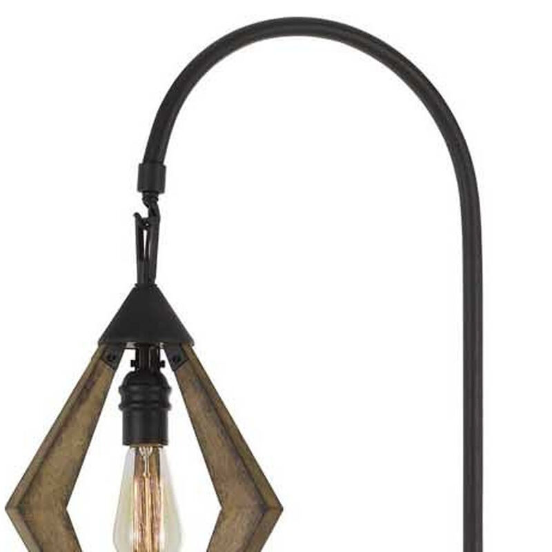 HomeRoots 67" Black Traditional Shaped Floor Lamp image number 4