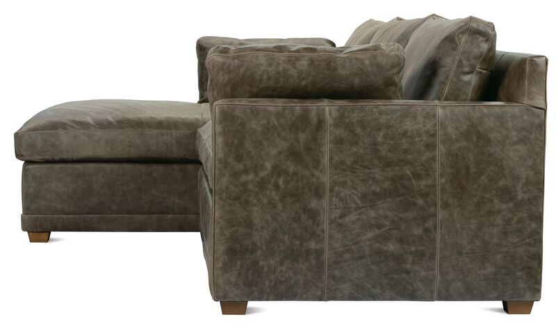 Sylvie 2-Piece Leather Sectional image number 1