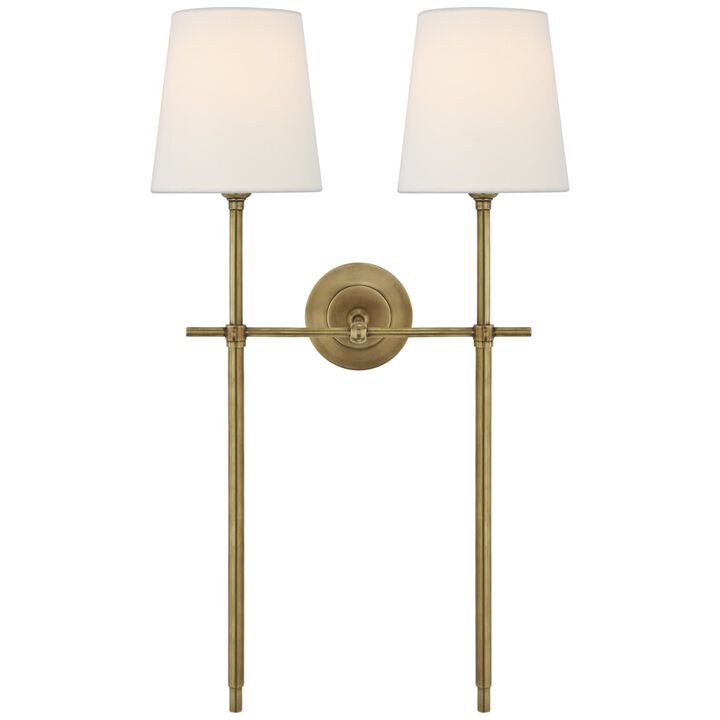 Bryant Lrg Double Tail Sconce