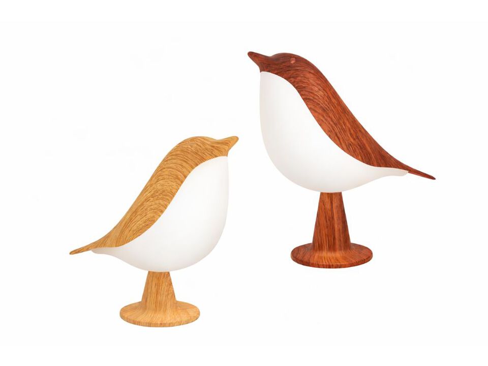Cute Bird Table Lamp Set of 2 Touch Dimmable Rechargeable Night Light